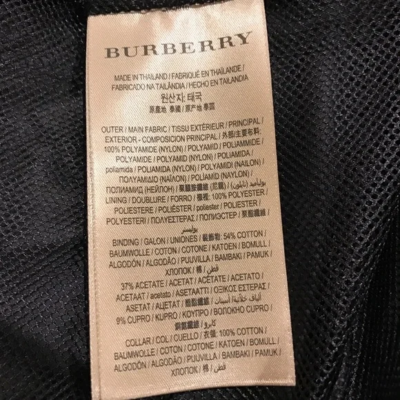 Burberry Mayther Technical Nylon Bomber Black 12 - Picture 6 of 9